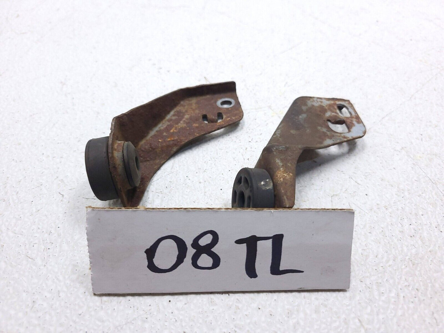 07 08 Acura Tl Type S Radiator Bracket Mount 2pcs  OEM
