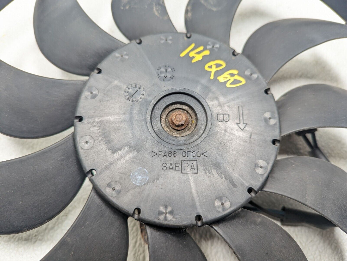 2014-2015 Infiniti Q60 Radiator Cooling Fan "b" OEM ✅