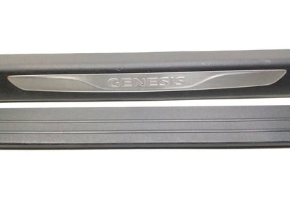2013 - 2016 Hyundai Genesis Front Door Sill Scuff Plate Trim Driver Left 2pc OEM