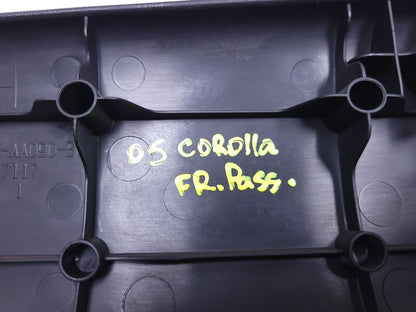 03 - 08 Toyota Corolla Front Seat Trim Cover Passenger Right 8pcs OEM