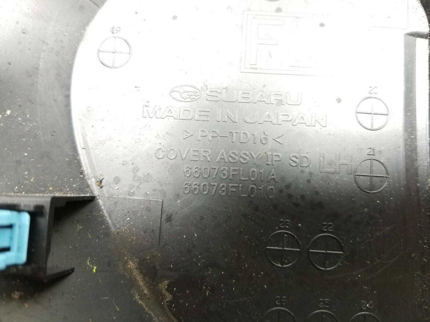 17 18 19 Subaru Impreza Dash End Cap Cover Left Driver Side OEM 64k