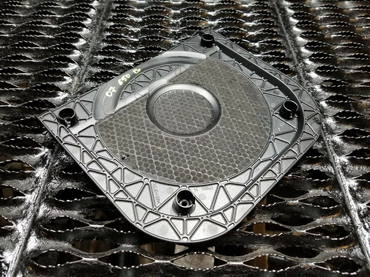 06 07 08 09 10 BMW 650i E63 Under Seat Speaker Cover Driver Left OEM