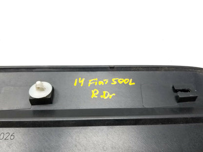 14 15 16 17 Fiat 500l Rear Left Driver Door Molding Trim OEM
