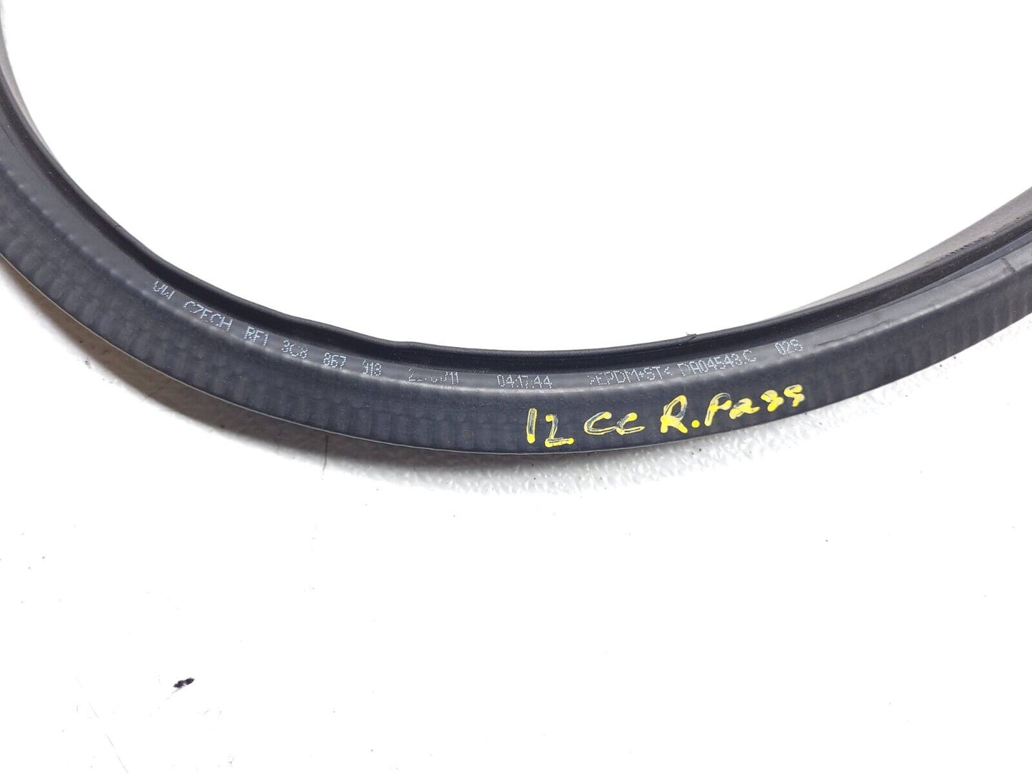 09 10 11 12 Volkswagen Cc Door Weatherstrip Seal Rear Right Passenger Side OEM