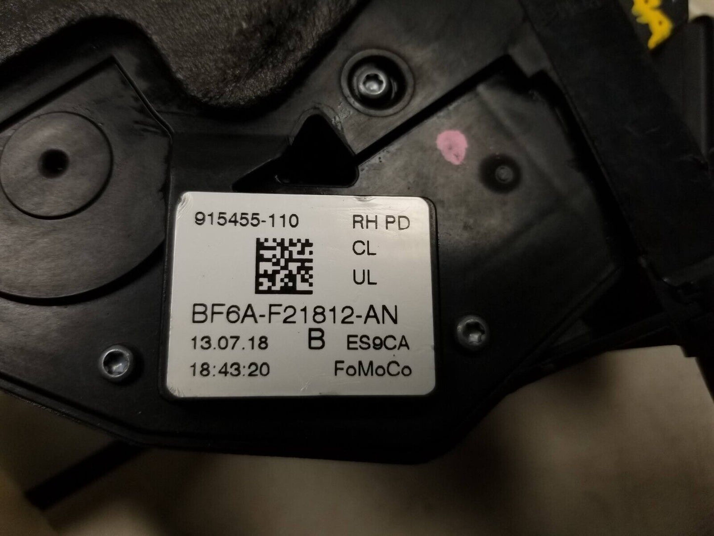 17 18 19 Ford Escape Door Lock Latch Actuator Front Right Passenger Side OEM