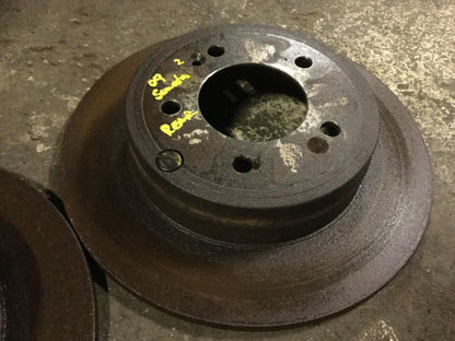 06 07 08 09 10 Hyundai Sonata 3.3l Rear Brake Disc Rotor 2pcs OEM D12