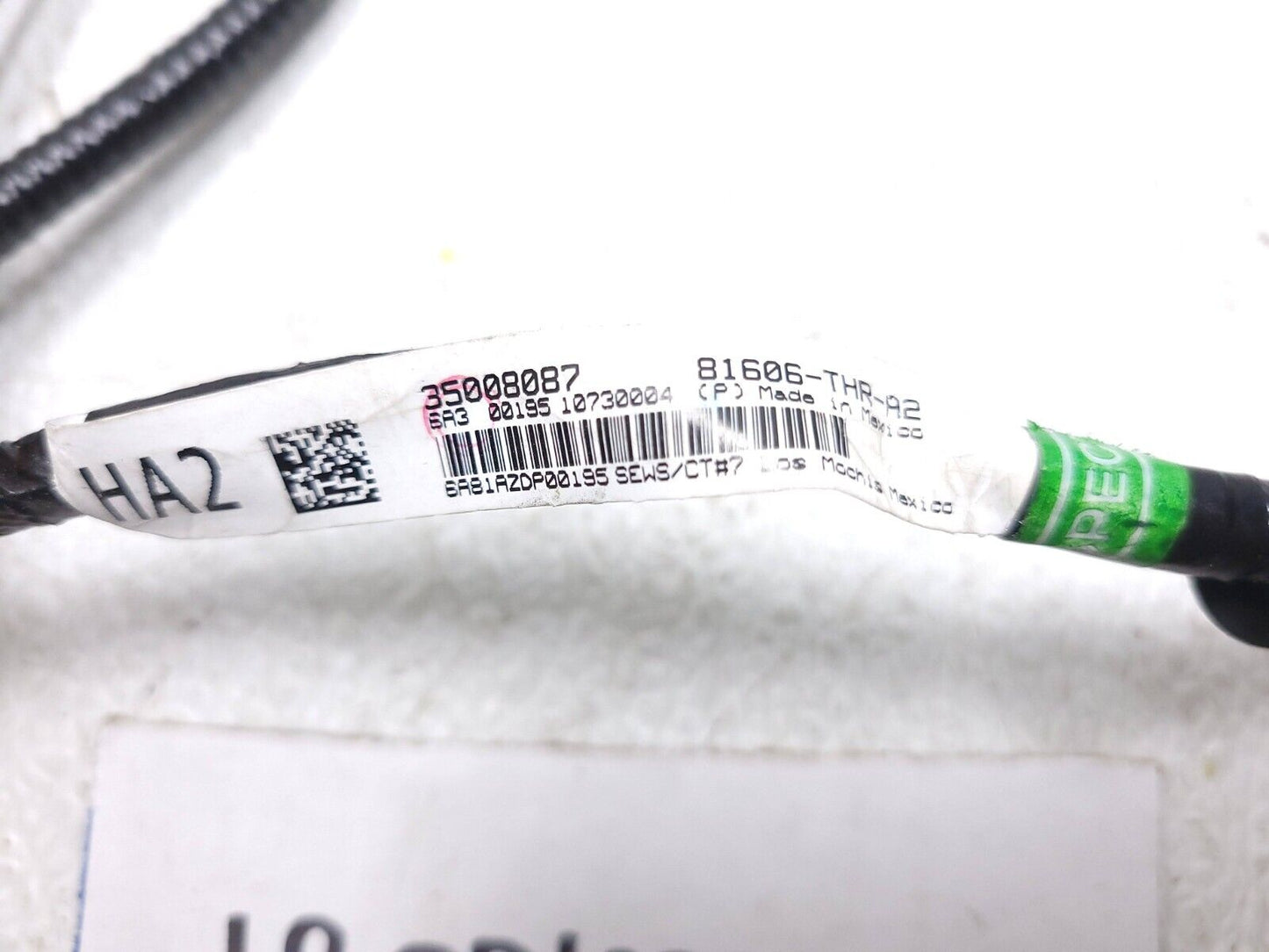 18 19 20 21 22 Honda Odyssey Front Driver Seat Wire Harness 81606thr OEM