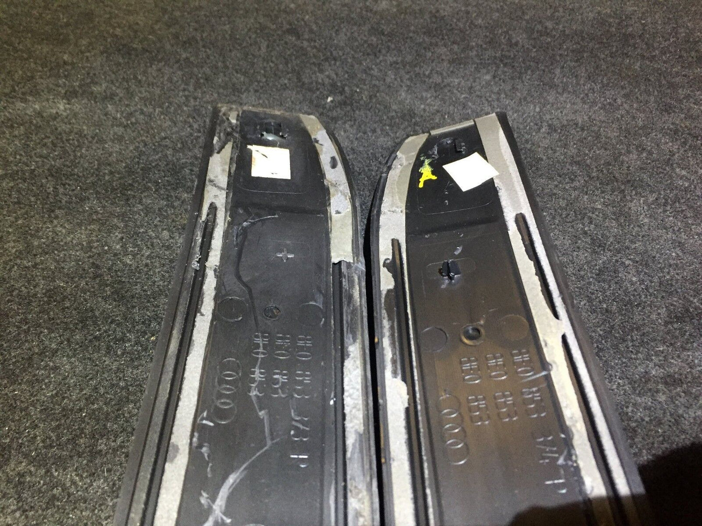 05 06 07 08 Audi A4 Front Right & Left Side Door Sill Plate 2pcs OEM