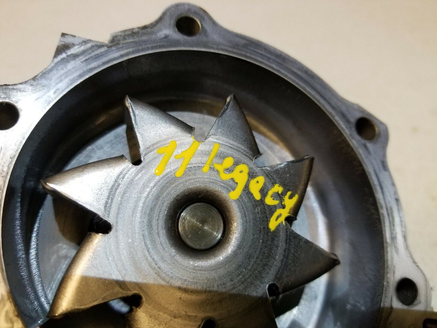 10 11 12 13 14 Subaru Legacy 2.5l Water Pump Thermostat Housing OEM Non-turbo