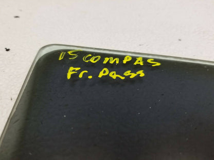 13 14 15 16 Jeep Compass Front Right Pass Door Window Glass OEM