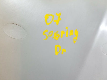 07 08 09 10 Chrysler Sebring C Pillar Lower Quarter Trim Left Driver Side OEM