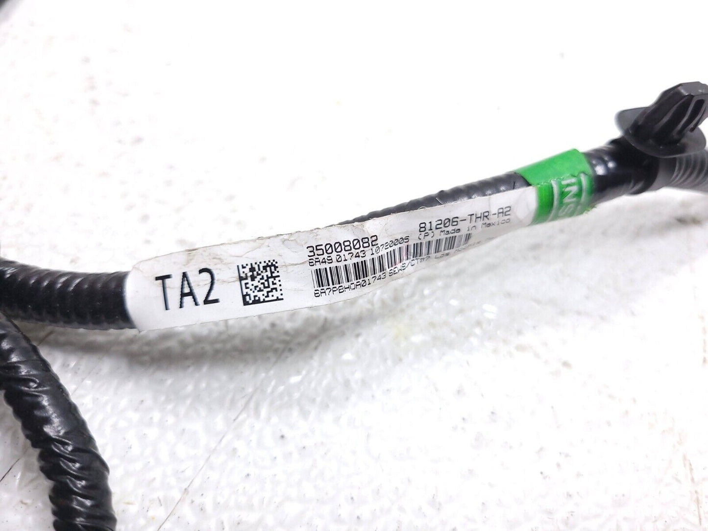 18 19 20 21 22 Honda Odyssey Front Passenger Seat Wire Harness 81206thr OEM