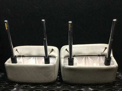04-10 Saab 9-3 93 Convertible Rear Seat Headrest Left Right Pair OEM