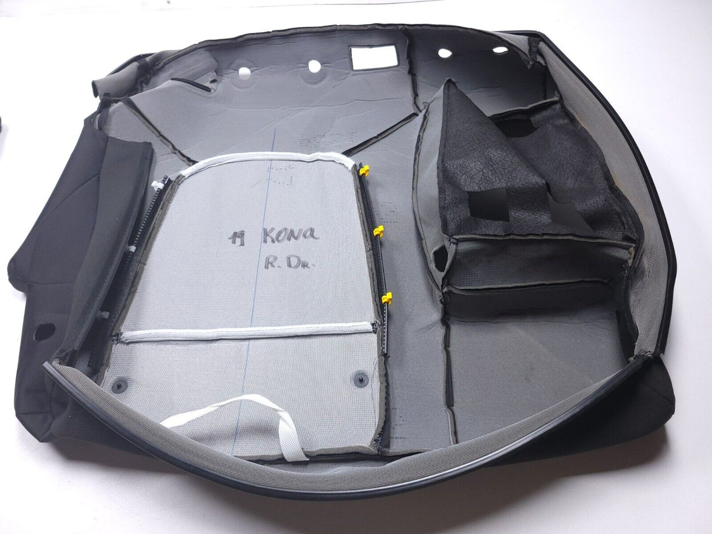 18-21 Hyundai Kona Rear Seat Upper Back Backrest Trim Cover Left & Right  OEM