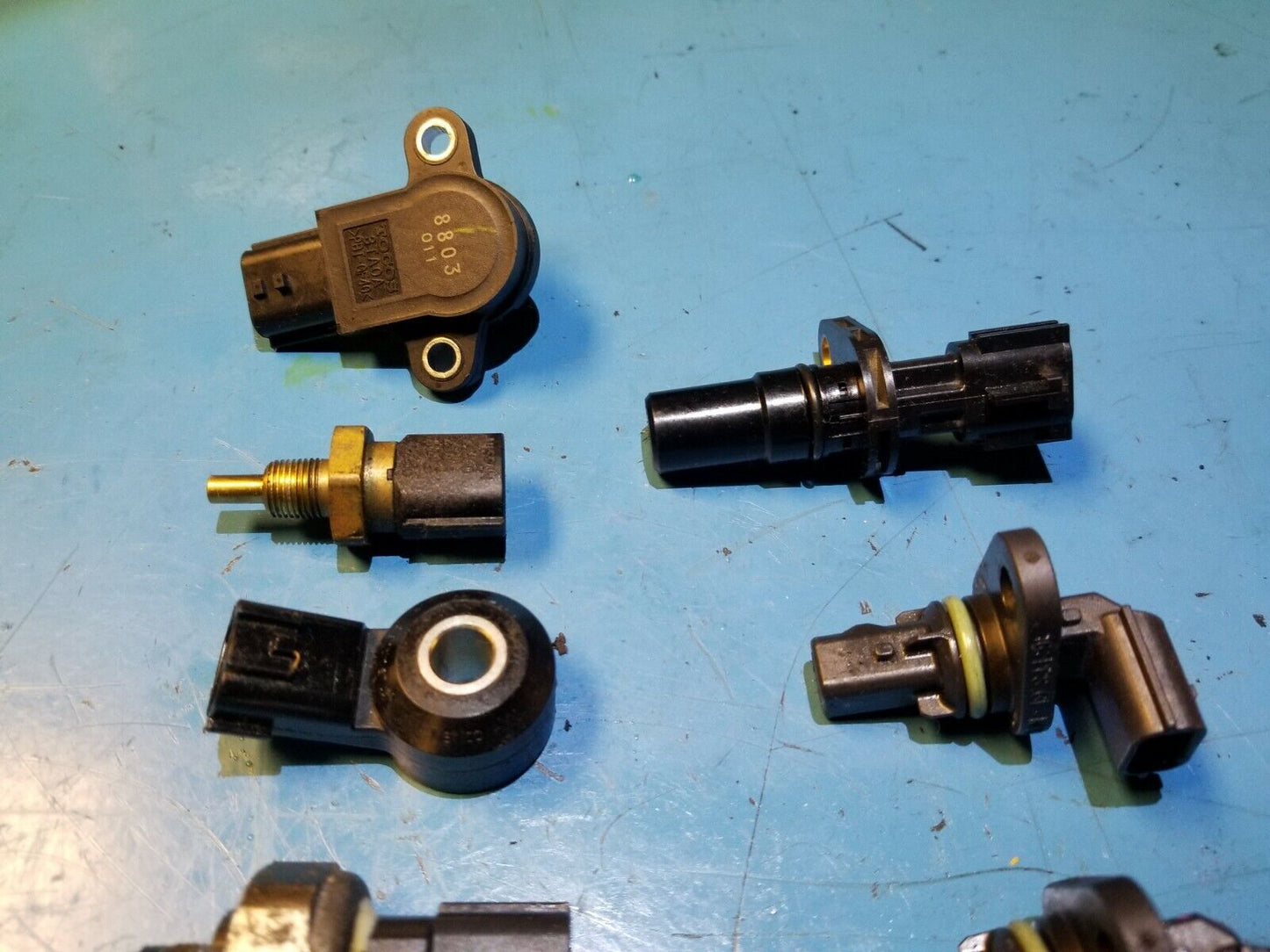 16 17 18 19 Nissan Sentra Oil Pressure Temp Knock Cam Crank Sensors 9pcs OEM 49k