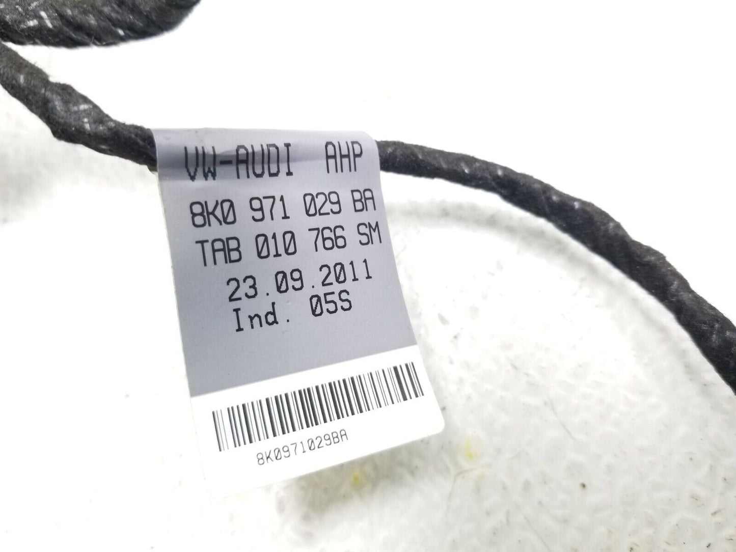 13 14 15 16 Audi A4 S4 Door Wire Harness Front Left Driver Side OEM