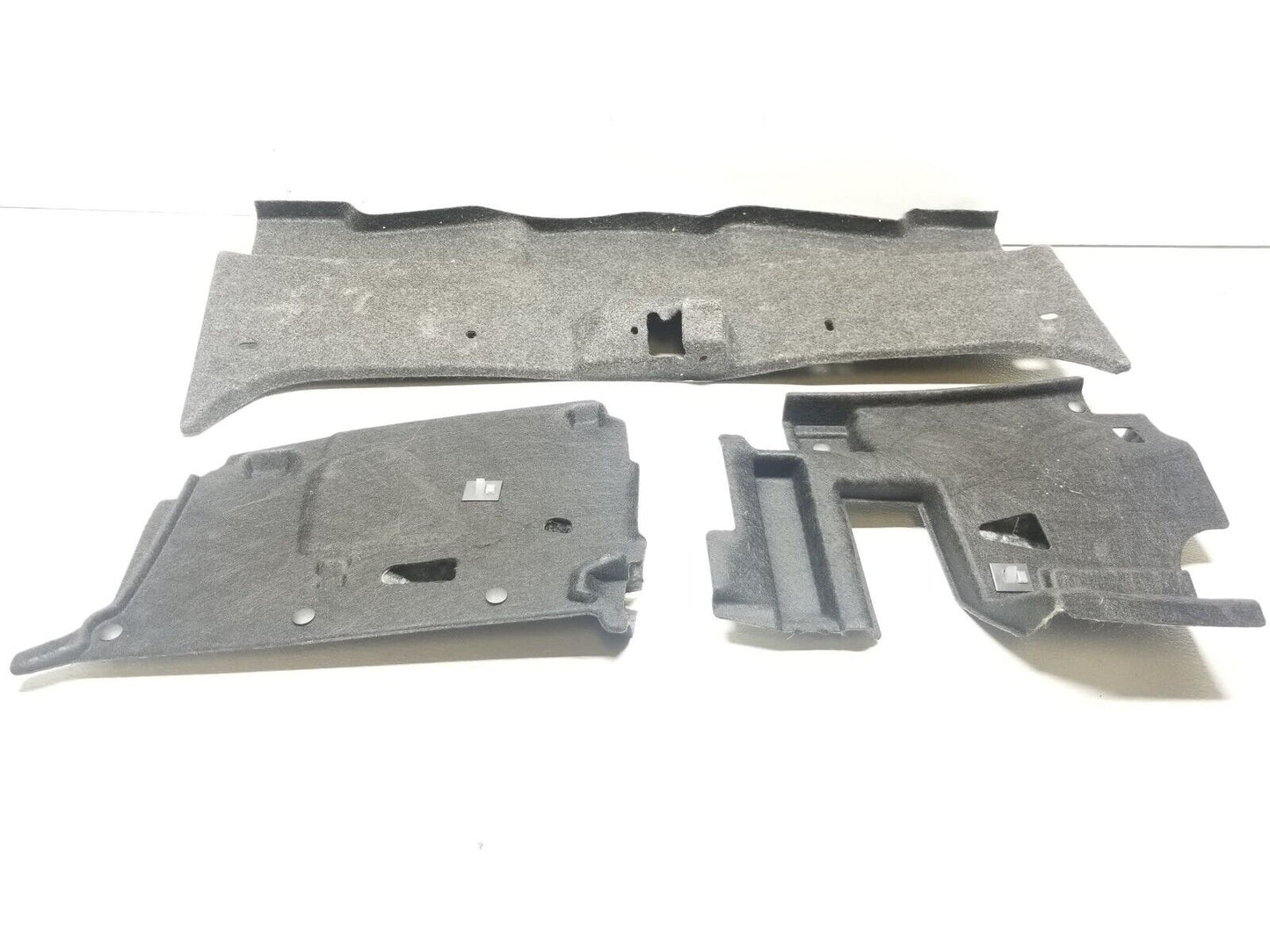 15 16 17 18 Dodge Challenger Rear Trunk Liner End Trim Cover 3pcs OEM 36k