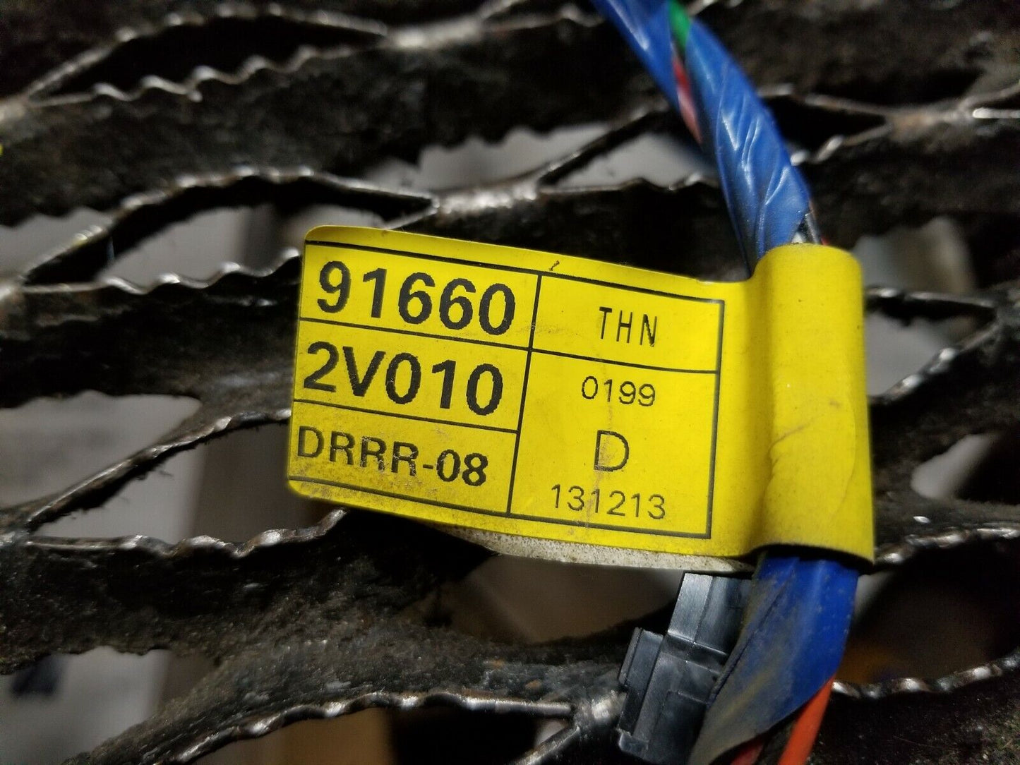 12 13 14 15 16 Hyundai Veloster Rear Right Pass Door Wire Harness OEM