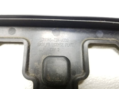 13 14 15 Honda Accord Front Bumper License Plate Mounting Bracket 71145-t2a OEM