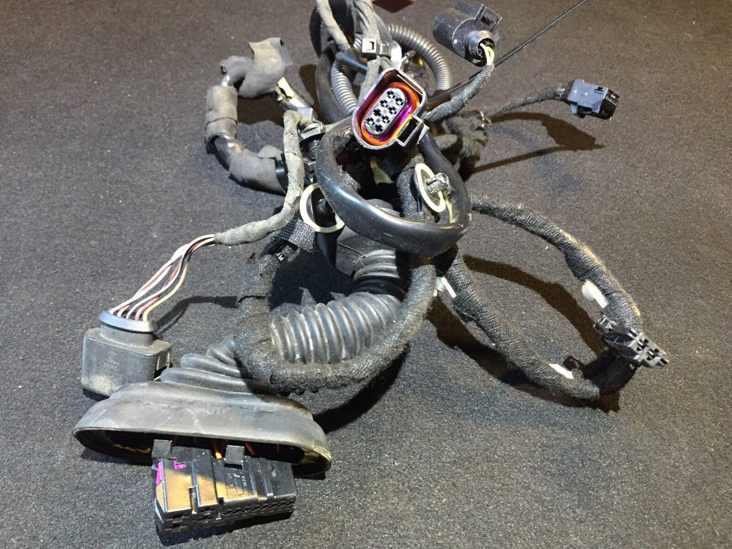 03 04 05 06 Audi A8 D3 Rear Right Pass Door Wire Harness OEM