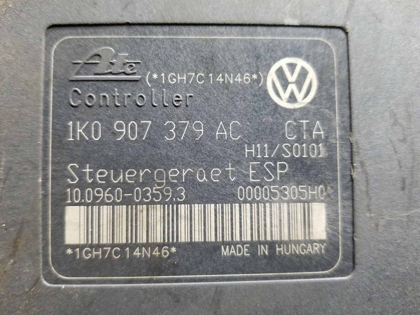 07 2007 VW Eos Golf Anti Lock Brake ABS Pump Module OEM #126