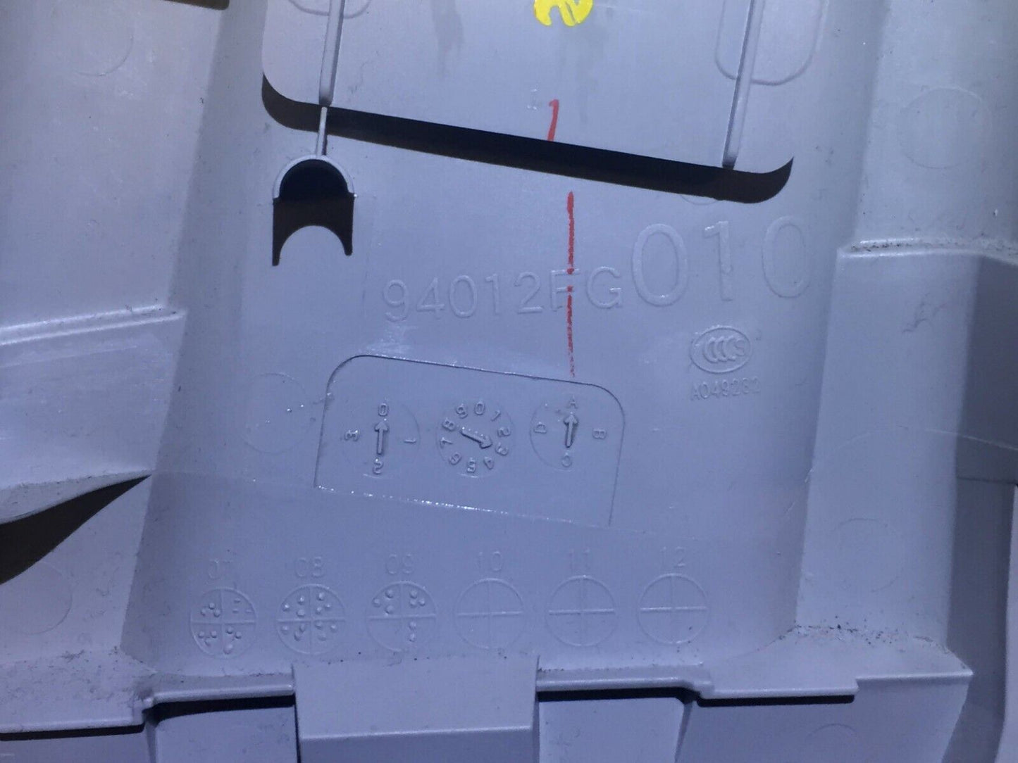 08 09 10 Subaru Impreza Left Driver Upper B Pillar Trim 94012fg010 OEM