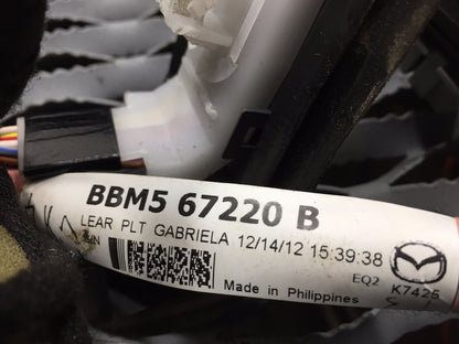 09-13 Mazda 3 Left Rear Left Driver Side Door Wire Wiring Harness OEM