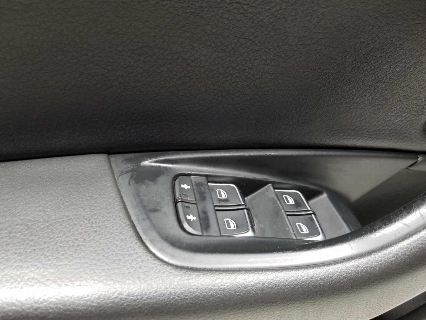 12 13 14 15 Audi A6 Front Left Driver Side Door Panel Trim W/ Master Switch OEM