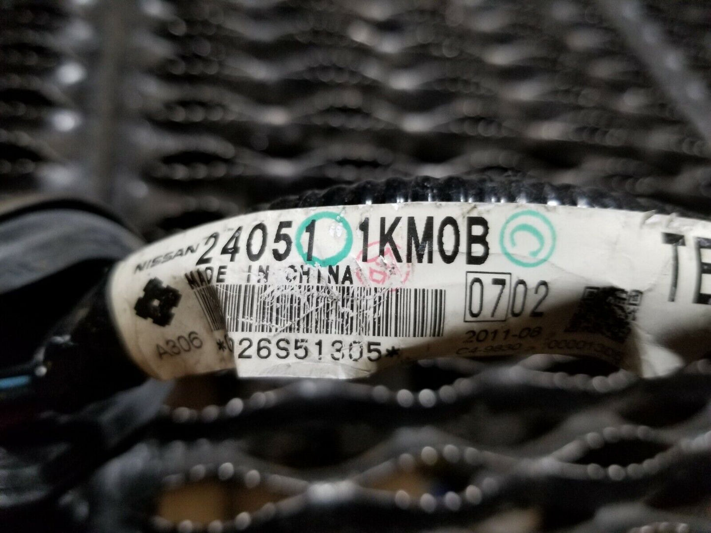 11 12 13 14 Nissan Juke Trunk Tailgate Wire Harness OEM