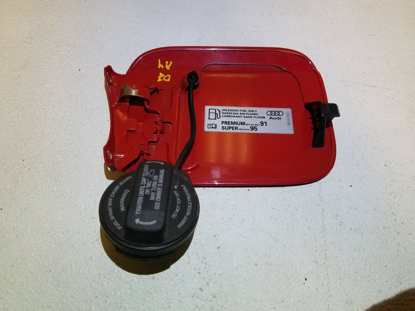 06 07 08 Audi A4 Fuel Filler Lid Door W/ Cap OEM 85k