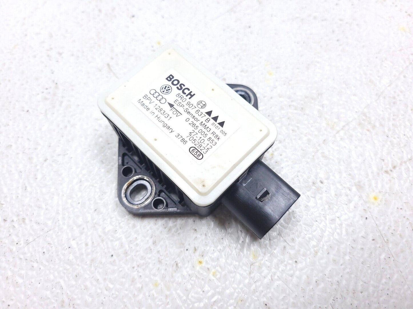 13 14 15 16 Audi A4 S4 Yaw Rate Acceleration Sensor Esp Module 8r0907637 OEM