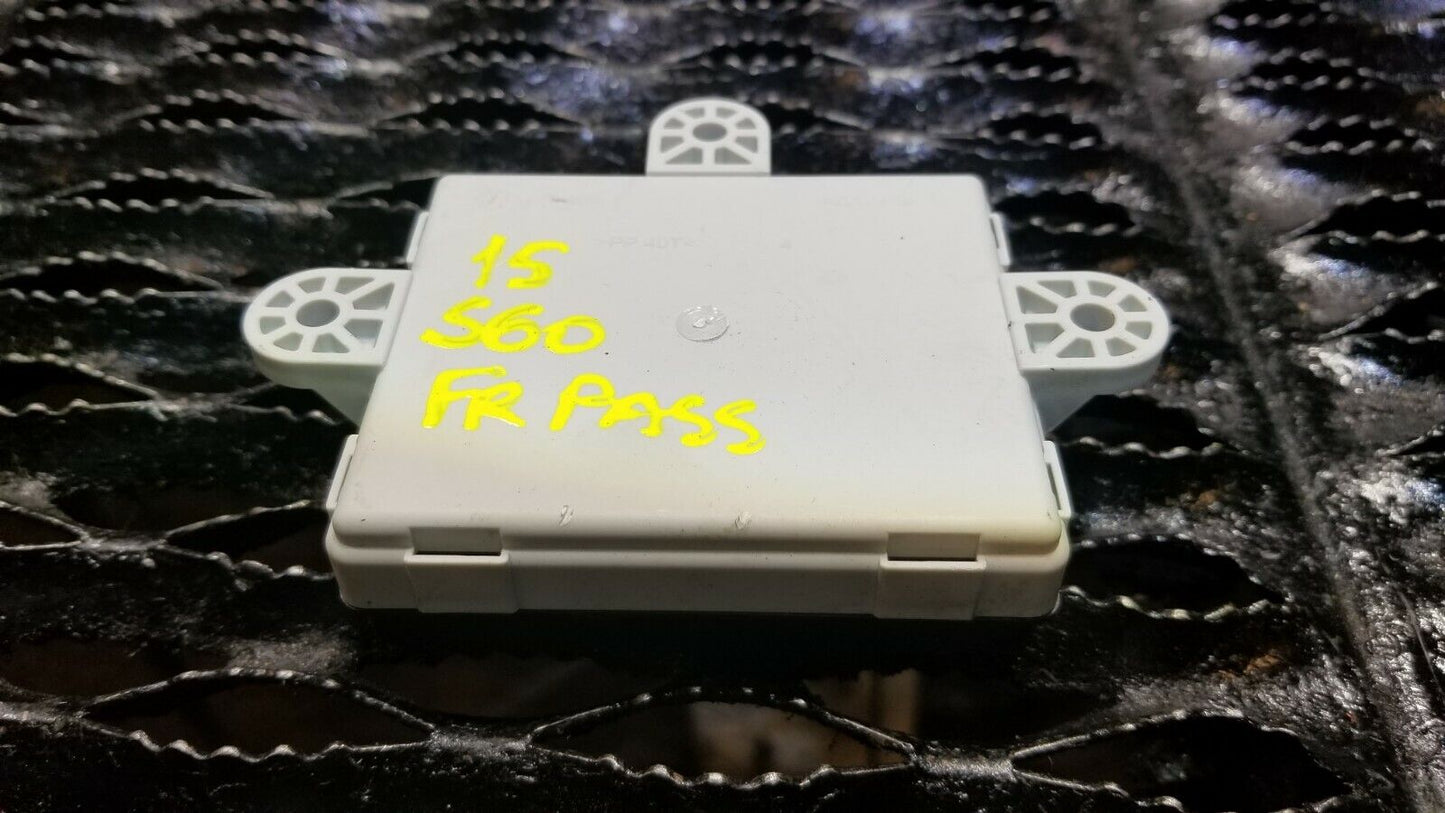 14 15 16 17 Volvo S60 Ecu Front Pass Door Control Module 31343044 OEM 42k