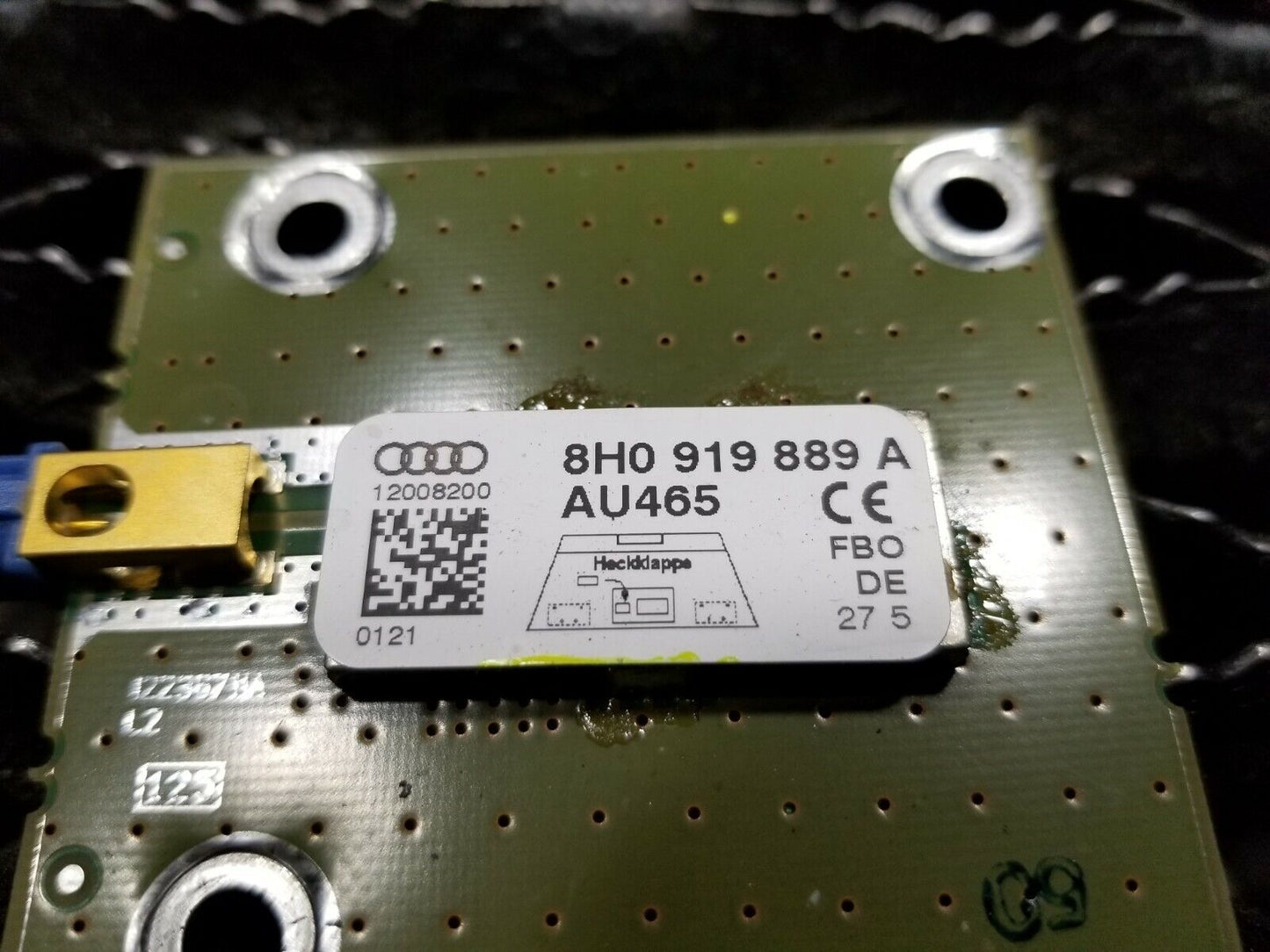 03 04 05 06 Audi A4 B6 Cabrio Antenna Module Navi Gps Aerial OEM