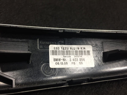 04 05 06 BMW X3 E83 Rear Right Pass Side Door Strip Handle Upper Trim OEM D34