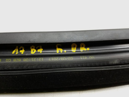 12-19 Volkswagen Passat B7 Rear Door Chanel Weatherstrip Seal Driver Side  OEM