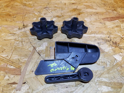 07 08 09 Hyundai Tucson Front Left Driver Seat Adjust Knob 4pcs OEM 89k