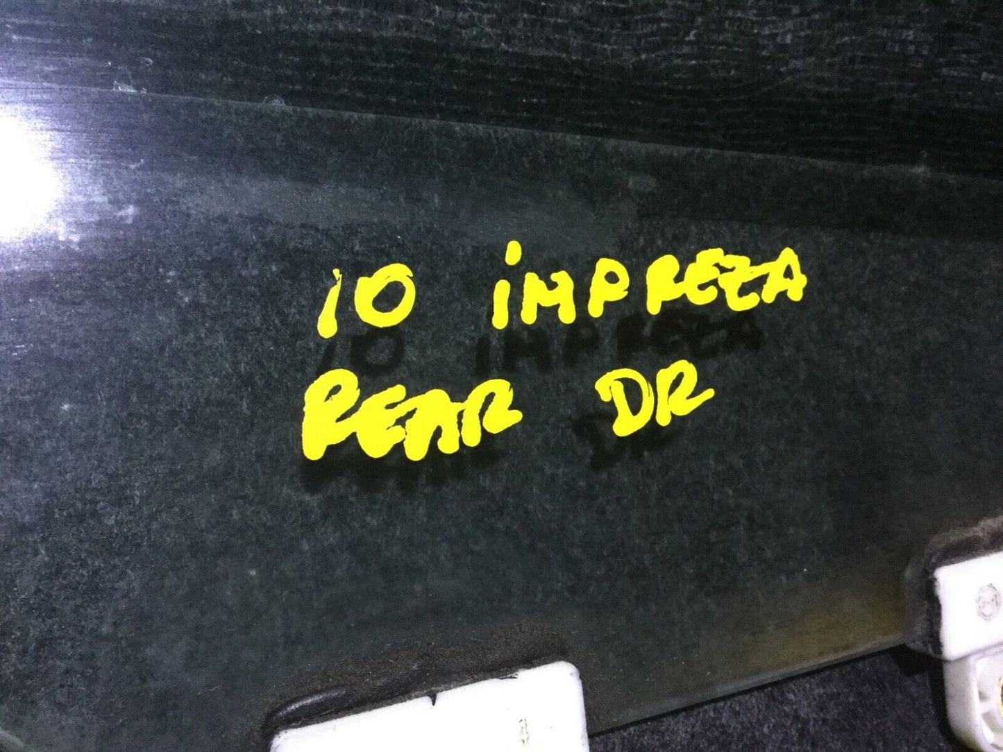 08 09 10 Subaru Impreza Sedan Rear Left Driver Side Door Window Glass OEM