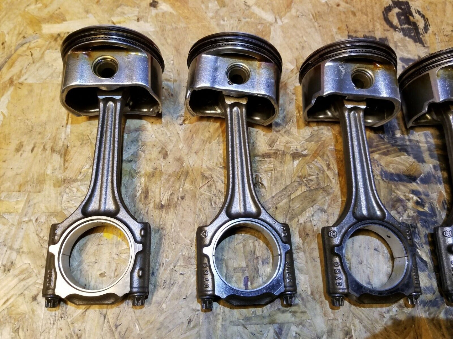 11 12 13 14 15 VW Jetta 2.5l Piston W/ Connecting Rod - Std 5pcs OEM 62k Miles