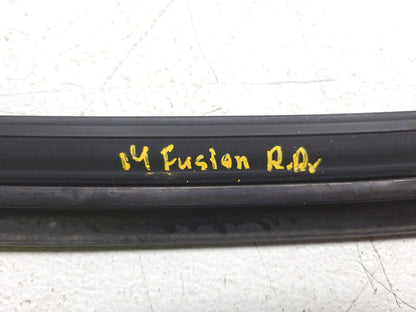 13 14 15 16 Ford Fusion Door Window Weatherstrip Seal Rear Left Driver Side OEM