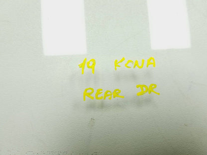 18-21 Hyundai Kona Rear Door Window Glass Left Driver Side OEM 29k Miles