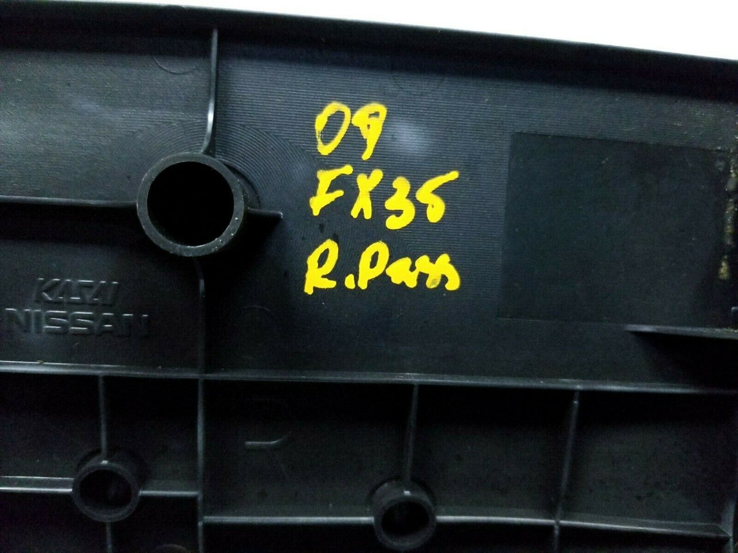 09 10 11 12 Infiniti Fx35 Rear Right Pass Door Scuff Cover Plate OEM