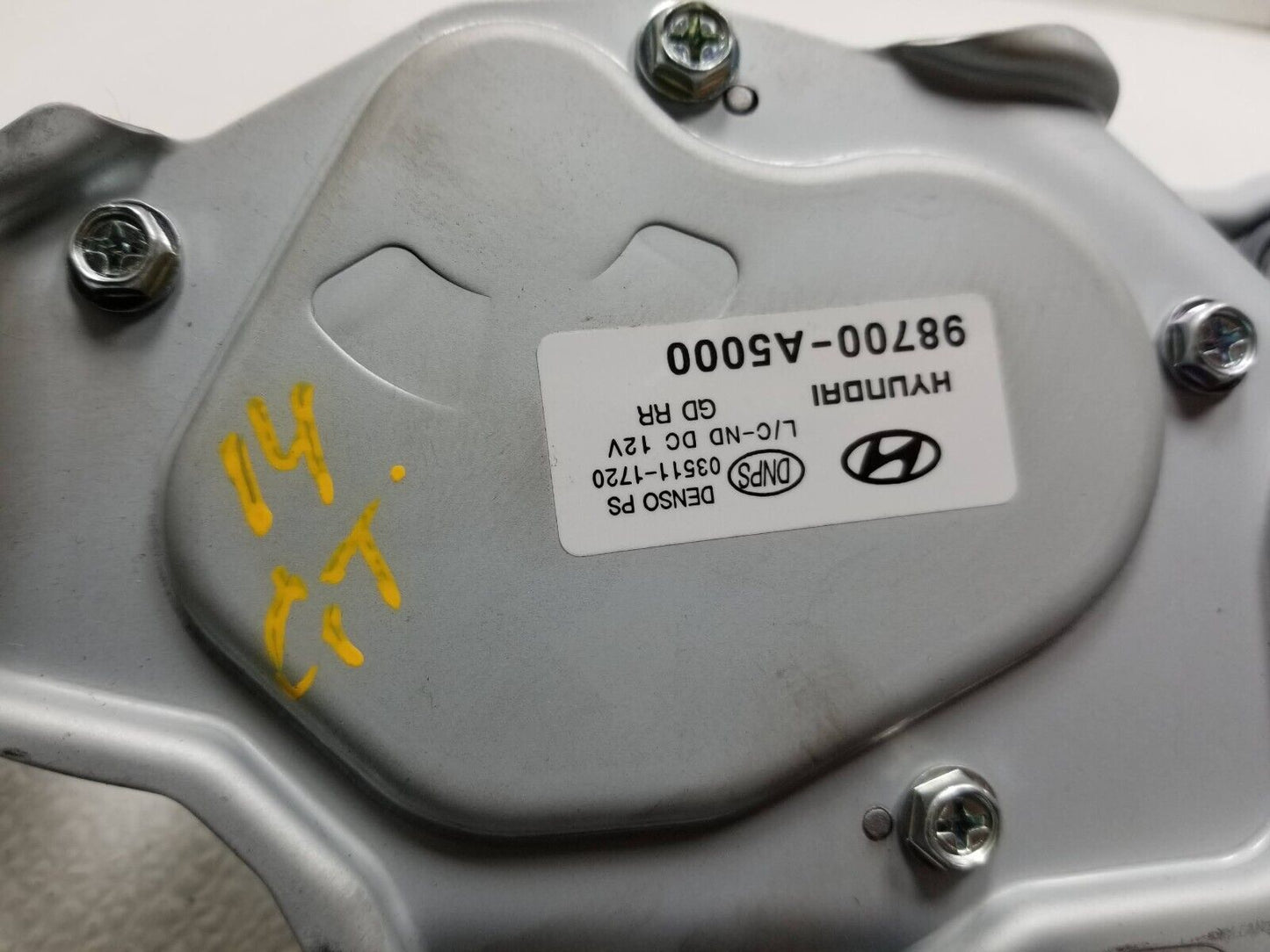 14 15 16 17 Hyundai Elantra Gt Rear Wiper Motor OEM