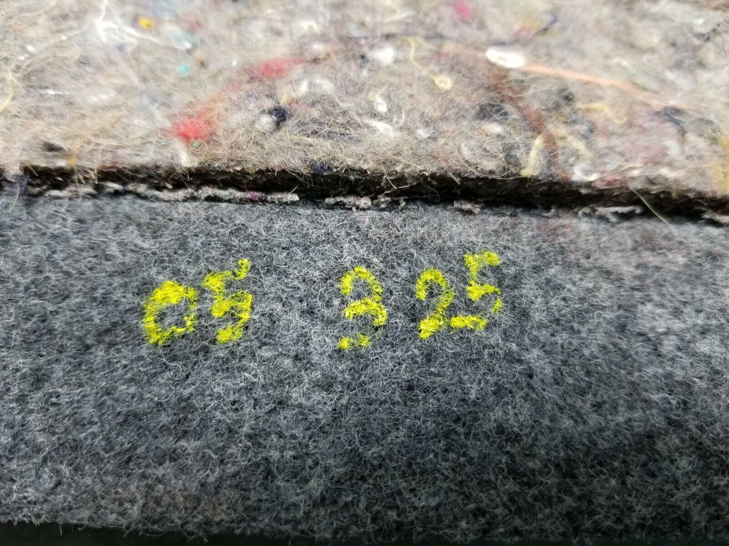 01 02 03 04 05 BMW E46 Sdn Rear Trunk Partition Seat Back Carpet OEM 125k Miles