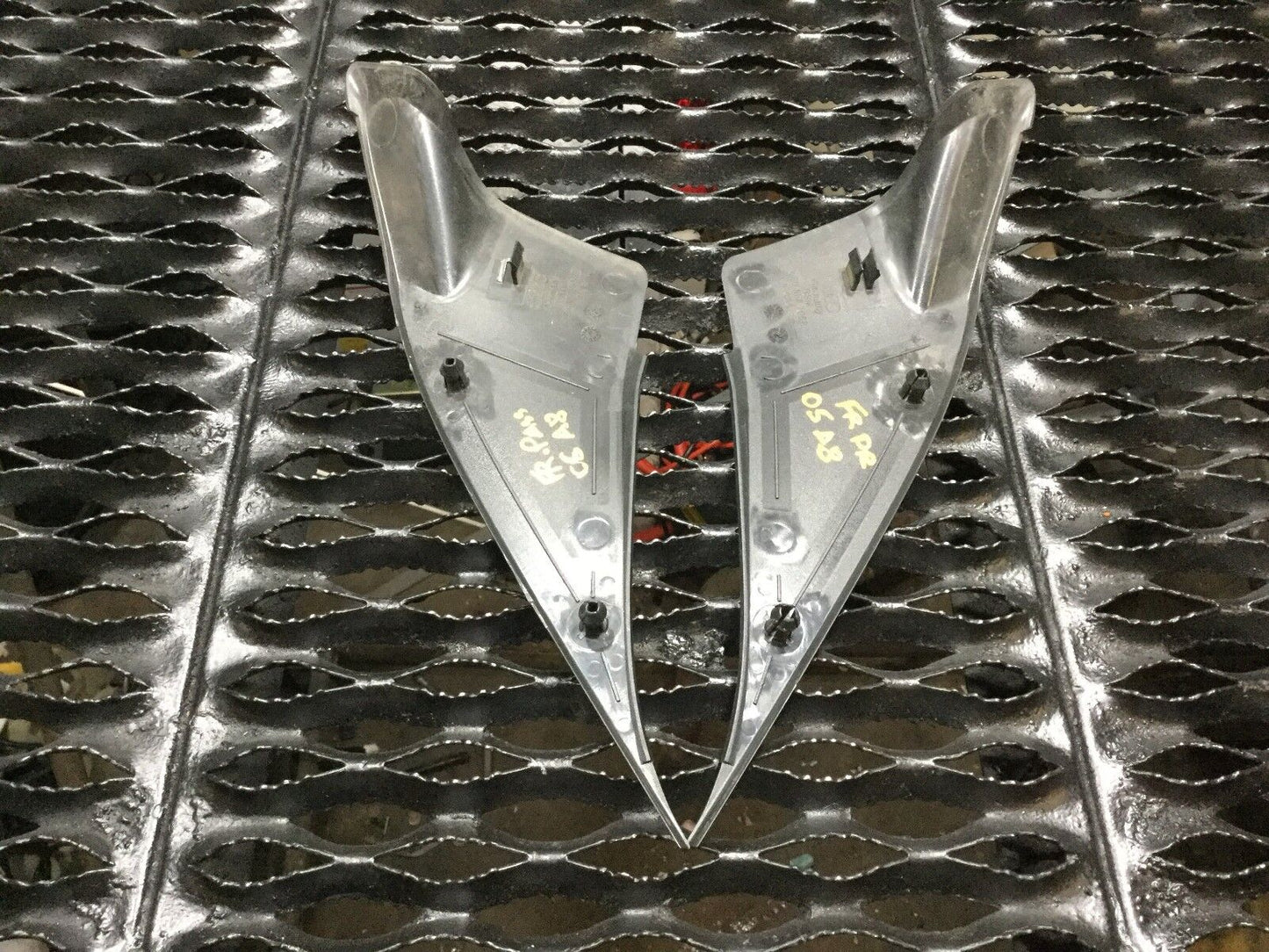 03 04 05 06 07 Audi A8 Interior Front Door Mirror Trim Cover Left & Right OEM