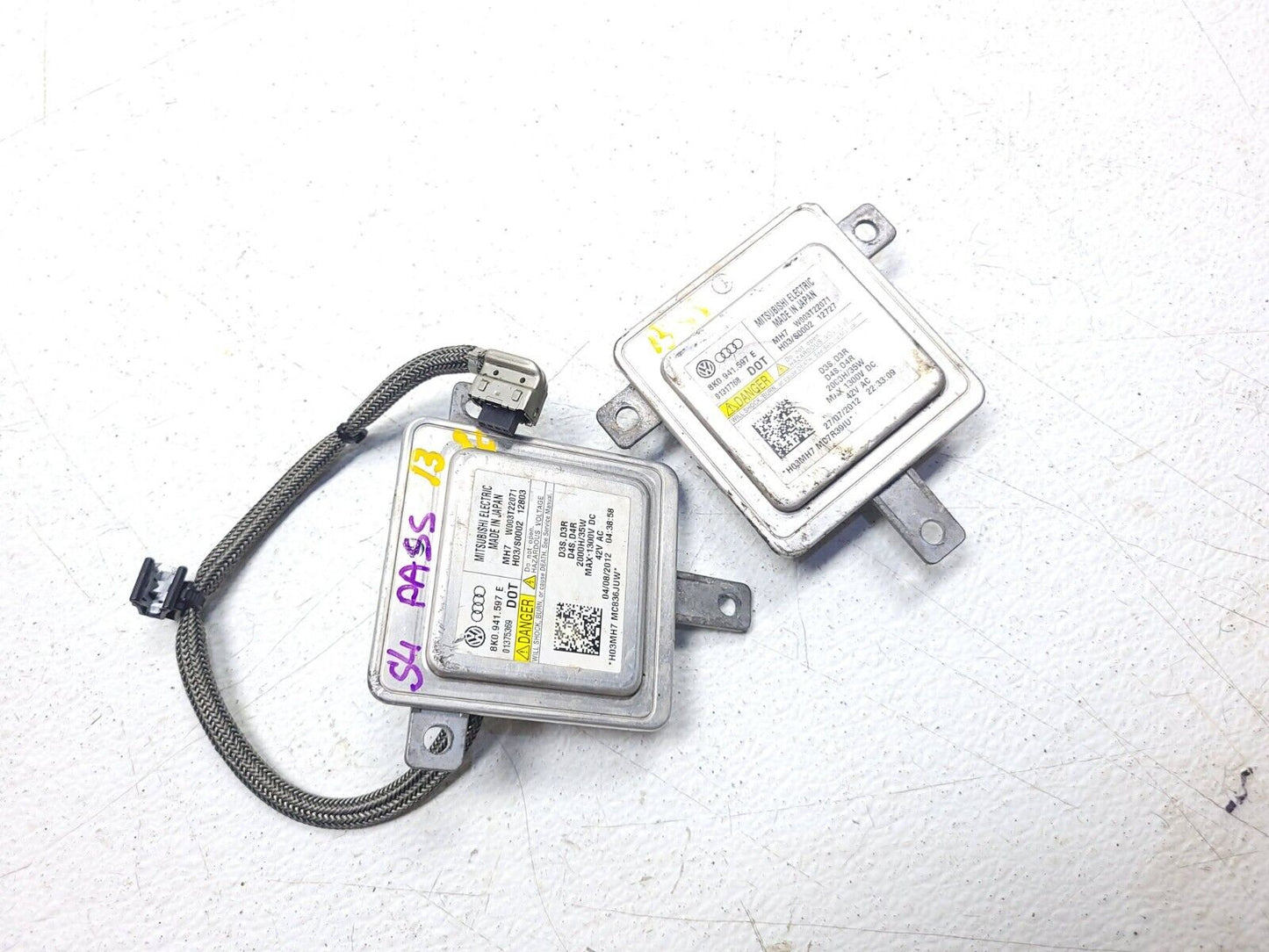 13 14 15 16 Audi A4 S4 Xenon Hid Ballast 2pcs 8k0941597e OEM
