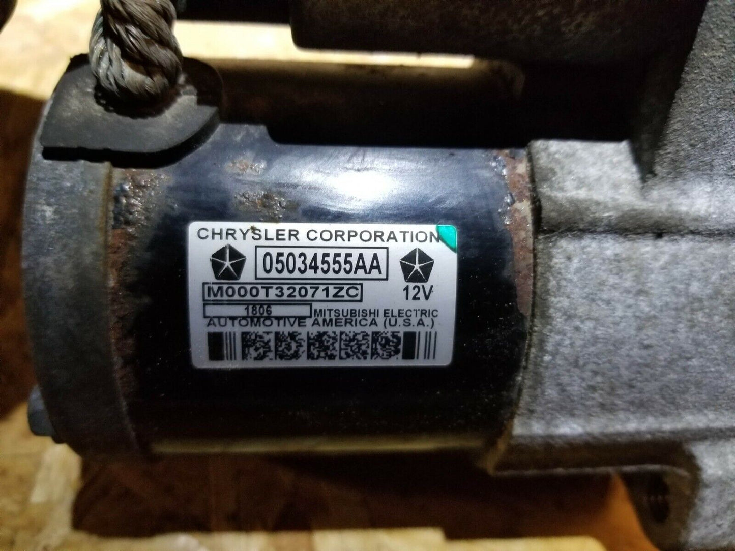 12 13 14 15 16 17 18 19 Dodge Journey Starter Motor OEM 54k