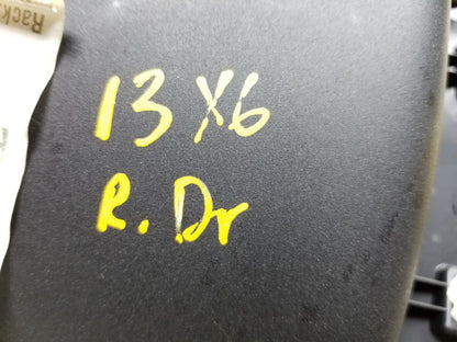 07 08 09 10 11 12 13 BMW X6 Rear Left Driver Side Door Panel Trim OEM