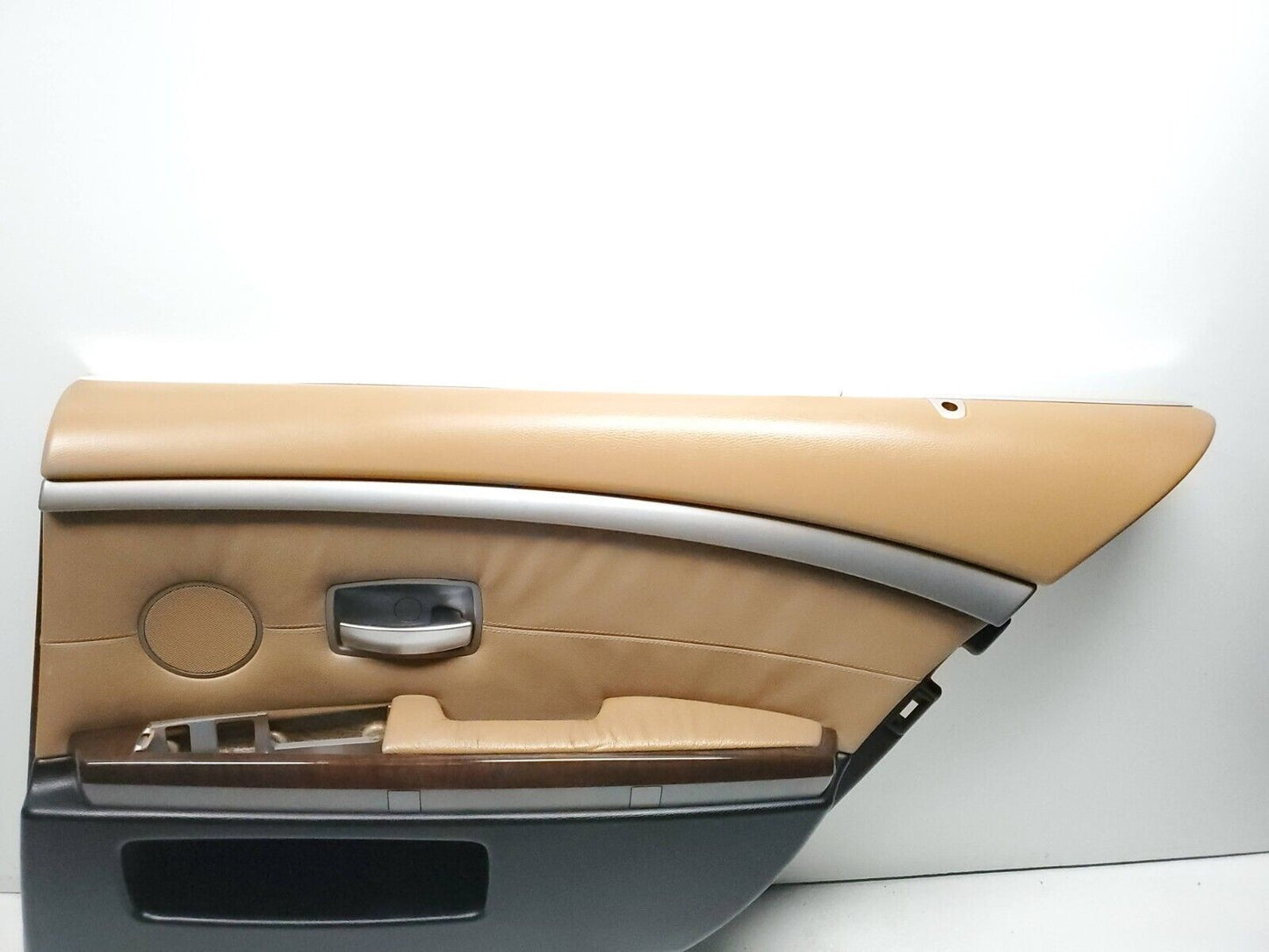 02 03 04 05 BMW 745i E65 Rear Door Trim Panel Right Passenger Side OEM
