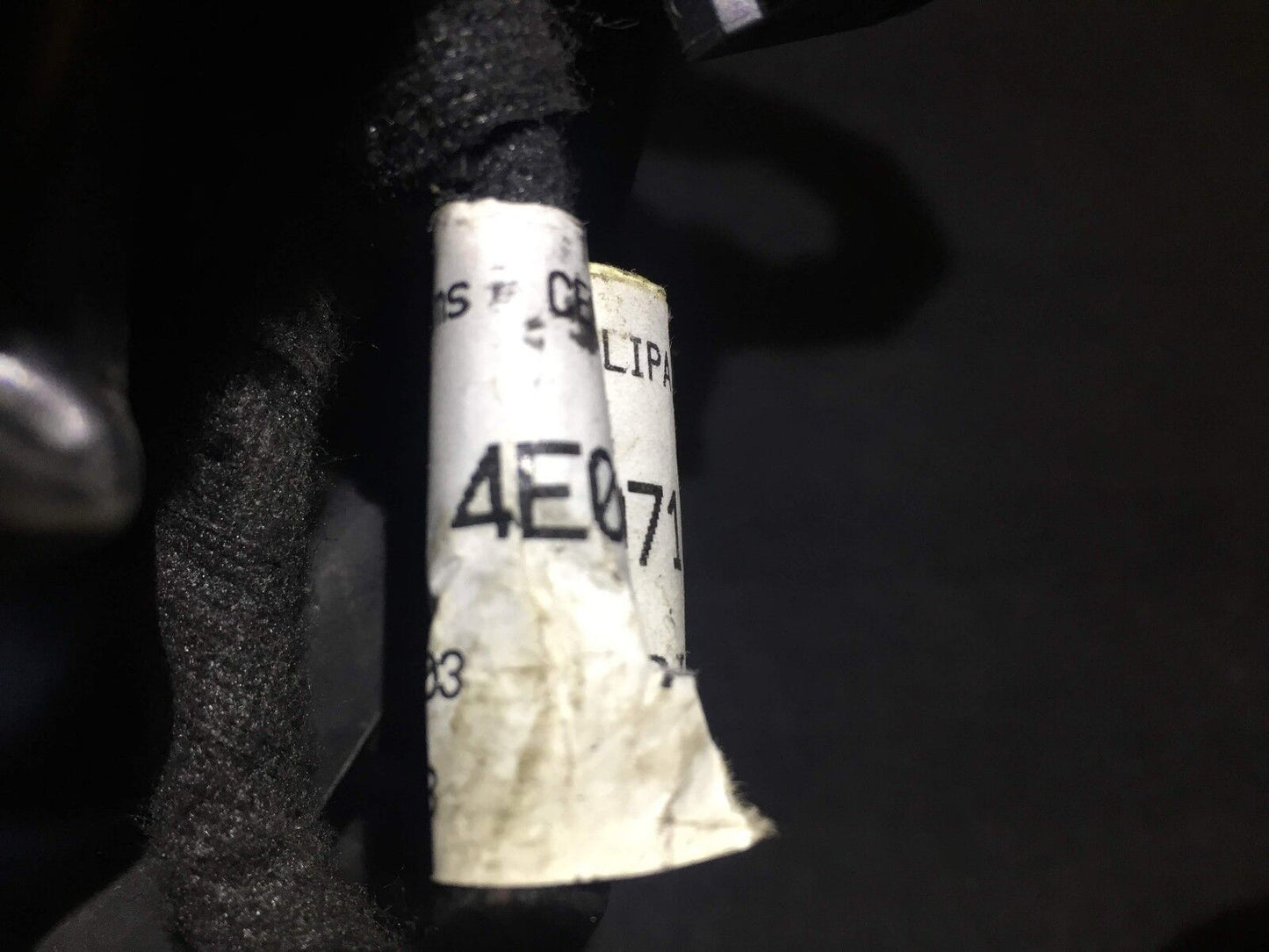 03 04 05 06 Audi A8 D3 Front Right Passenger Door Wire Harness 4e0971030 OEM