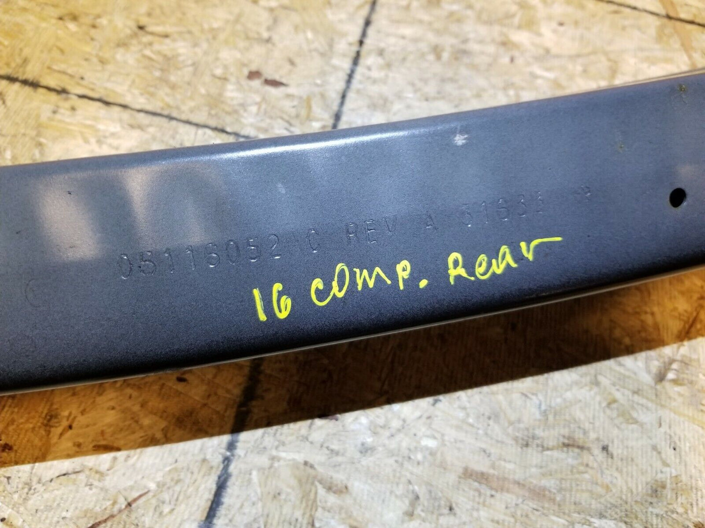 13 14 15 16 Jeep Compass Rear Bumper Reinforcement Impact Bar OEM 30k Miles